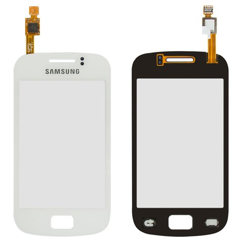 Сенсорний екран для Samsung S6500 Galaxy Mini 2, білий