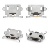 Коннектор зарядки для Sony C2104 S36 Xperia L, C2105 S36h Xperia L, ST23i Xperia Miro, ST26i Xperia J; ZTE Blade L3, 5 pin, micro-USB тип-B