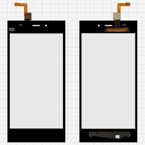 Сенсорный экран для Xiaomi Mi 3, черный