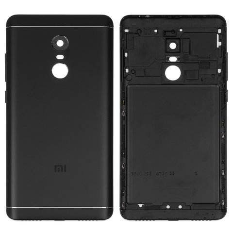 Задня панель корпуса для Xiaomi Redmi Note 4X, чорна, з боковою кнопкою, Original PRC , MediaTek 4 64GB