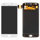Дисплей для Motorola XT1710 Moto Z2 Play, білий, Original (PRC)