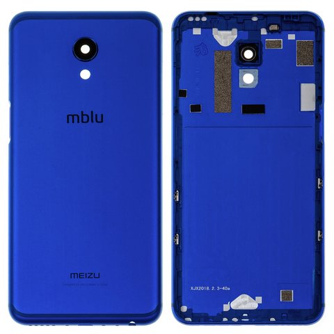 Задняя панель корпуса для Meizu M6s, синяя