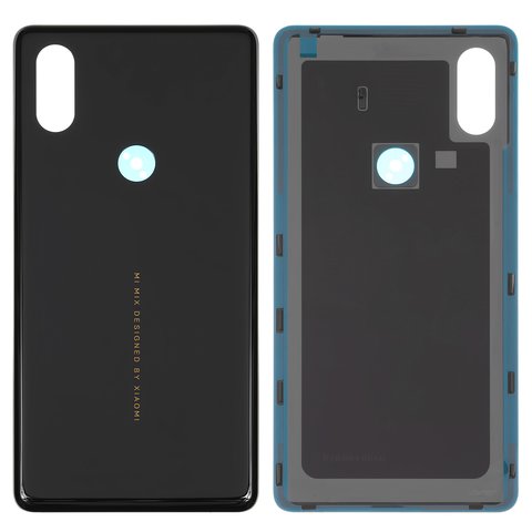 Задня панель корпуса для Xiaomi Mi Mix 2S, чорна, M1803D5XA