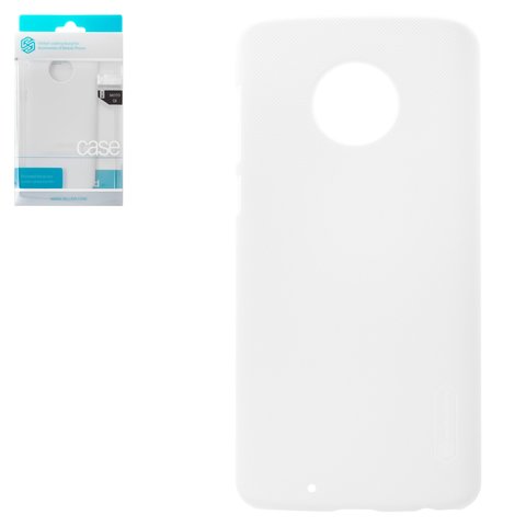 Чохол Nillkin Super Frosted Shield для Motorola XT1925 Moto G6, білий, матовий, пластик, #6902048153660