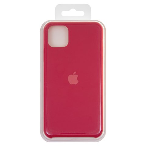 Чехол для iPhone 11 Pro Max, красный, Original Soft Case, силикон, rose red 37 