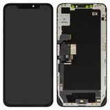 Дисплей для iPhone XS Max, чорний, з рамкою, High Copy, (OLED), GX OEM hard