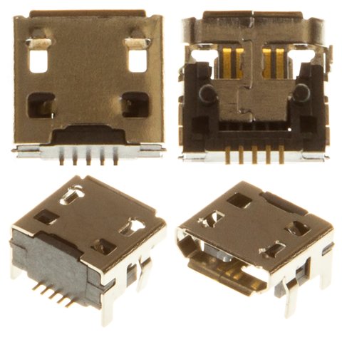 Конектор зарядки для мобільних телефонів, 5 pin, тип17, micro USB тип B