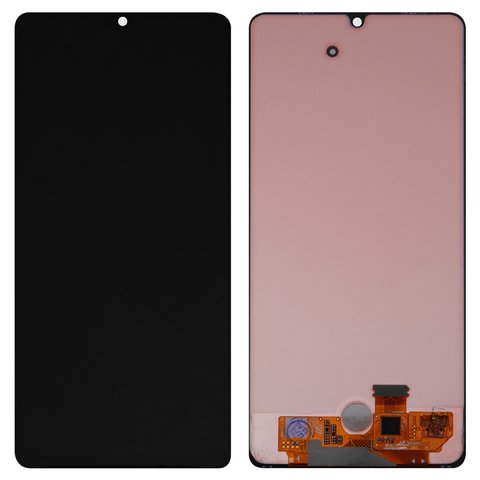 Дисплей для Samsung A426 Galaxy A42 5G, M426 Galaxy M42, чорний, без рамки, Оригінал переклеєне скло 