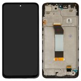 Дисплей для Xiaomi Poco M3 Pro, Poco M3 Pro 5G, Redmi Note 10 5G, Redmi Note 10T 5G, чорний, з рамкою, High Copy