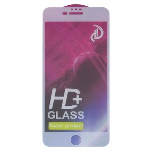 Захисне скло для Apple iPhone 7 Plus, iPhone 8 Plus, сумісне з чохлом, Full Glue, без упаковки , білий