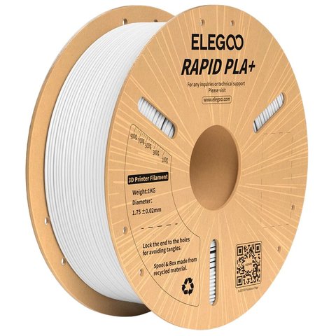 Филамент ELEGOO RAPID PLA+, белый white , 1 кг