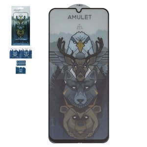 Защитное стекло iNobi Amulet для Samsung A135 Galaxy A13, A235 Galaxy A23, Full Glue, Anti Static, черный, cлой клея нанесен по всей поверхности