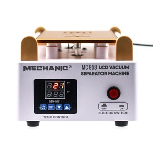 Пристрій для розклеювання дисплейного модуля сепаратор  Mechanic MC958, з вакуумним насосом, використовується для екранів до 7 "
