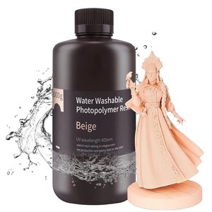 Фотополимерная смола для 3D принтера ELEGOO Beige водосмываемая , 1 кг