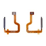 Шлейф для Motorola Moto G54, Moto G54 Power, черный, синий, со сканером отпечатков пальцев (Touch ID), indigo blue