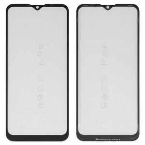 Стекло корпуса G+OCA PRO для Motorola Moto G10 XT2127, Moto G20 XT2128, Moto G30 XT2129, с OCA пленкой, черное