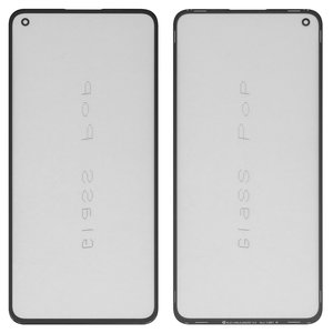 Стекло корпуса G+OCA PRO для OnePlus 8T, с OCA пленкой, черное