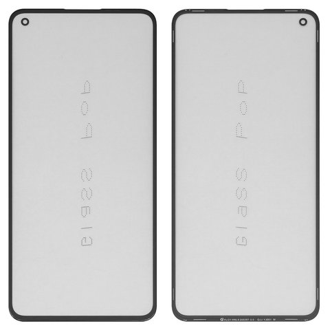 Стекло корпуса G+OCA PRO для OnePlus 8T, с OCA пленкой, черное