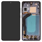 Дисплей для Samsung S937 Galaxy S25 Edge, черный, с рамкой, High Copy, (OLED)