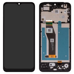 Дисплей для Motorola Moto E13 XT2345, черный, с рамкой, Original PRC , XT2345
