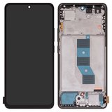 Дисплей для Xiaomi Poco M7 Pro 5G , черный, с рамкой, Сopy, (TFT), classic black