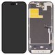 Дисплей для iPhone 14 Pro, черный, с рамкой, High Copy, без ошибки, (OLED), DD-OLED OEM soft, 120Hz, diagnosable