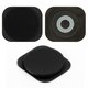 Plastic for HOME Button compatible with Apple iPhone 5C, (black)