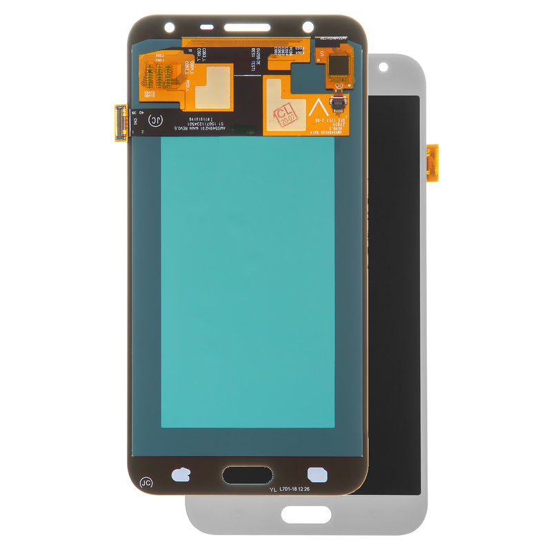 Pantalla LCD puede usarse con Samsung J701 Galaxy J7 Neo, plateado, sin  marco, High Copy, (OLED) - All Spares