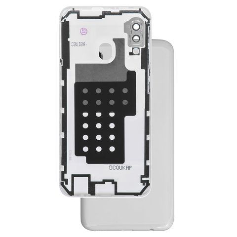 Panel trasero de carcasa puede usarse con Samsung A202F DS Galaxy A20e, blanco