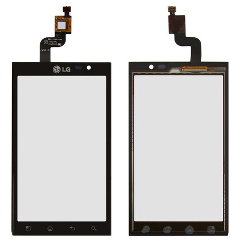 Touchscreen compatible with LG P920 Optimus 3D, black 