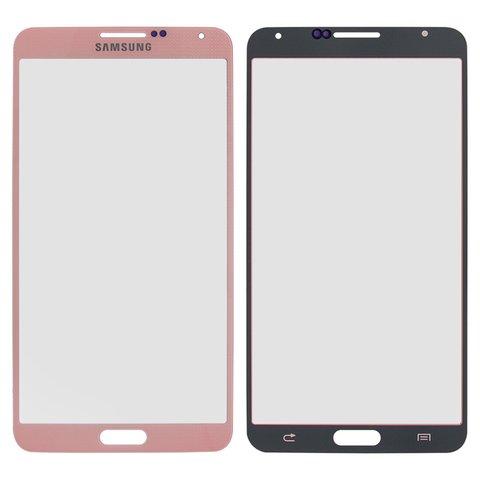 Housing Glass compatible with Samsung N900 Note 3, N9000 Note 3, N9005 Note 3, N9006 Note 3, pink 