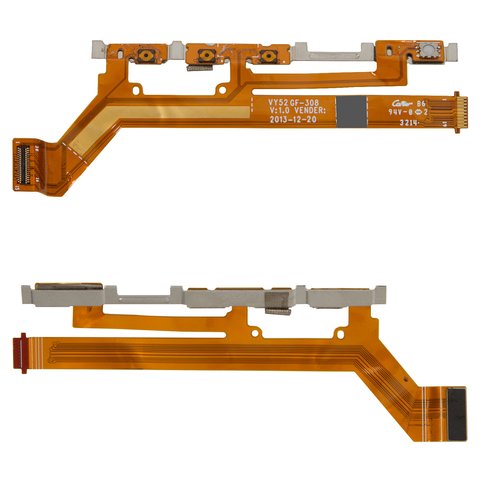 Cable flex puede usarse con Sony D2302 Xperia M2 Dual, D2303 Xperia M2, D2305 Xperia M2, D2306 Xperia M2, del botón de encendido, de botones laterales, con componentes