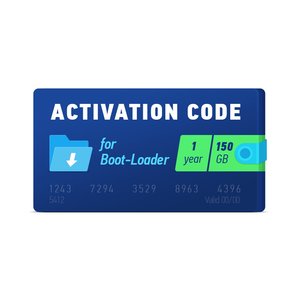 Активационный код Boot Loader 2.0 1 год, 150 ГБ 
