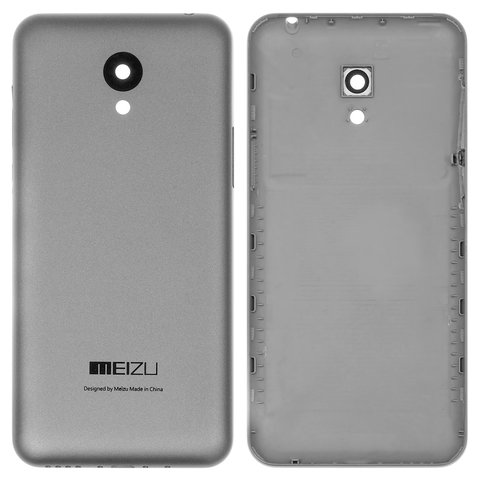 Housing Back Cover compatible with Meizu M2 Mini, gray, with side button 