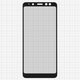 Защитное стекло All Spares для Samsung A530 Galaxy A8 (2018), совместимо с чехлом, Full Screen, черный, Это стекло покрывает весь экран.