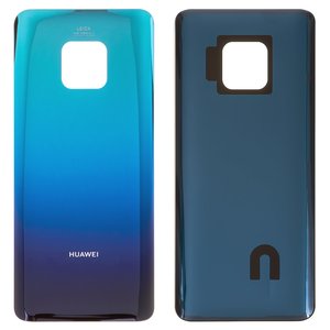 Panel trasero de carcasa puede usarse con Huawei Mate 20 Pro, negra, azul, high copy, Twilight, LYA L29