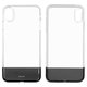 Funda Baseus puede usarse con iPhone XS Max, negro, transparente, silicona, plástico, #WIAPIPH65-RY01