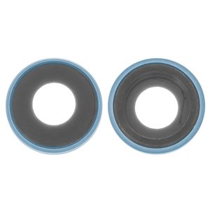 Camera Lens compatible with iPhone XR, dark blue, with frames 