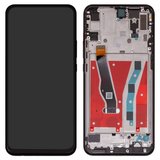 LCD compatible with Huawei P Smart Z, (black, with frame, Original (PRC))