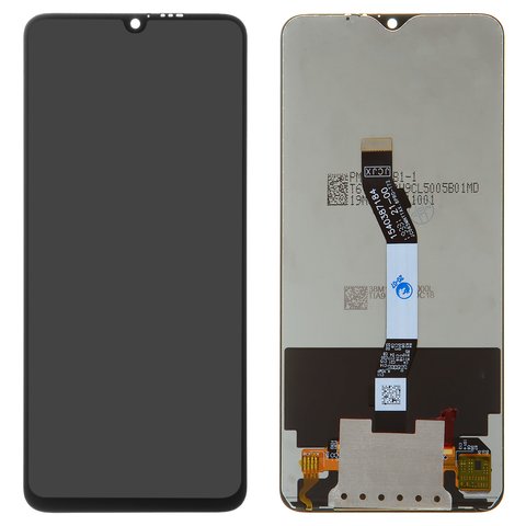 LCD compatible with Xiaomi Redmi Note 8 Pro, black, without frame, original change glass  , M1906G7I, M1906G7G 