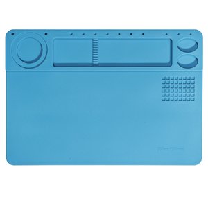 Alfombrilla aislante Mechanic V62, antiestático, 380 mm, 260 mm, con secciones