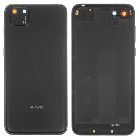 Panel trasero de carcasa puede usarse con Huawei Y5p, negra