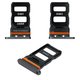 SIM Card Holder compatible with Xiaomi 12 Pro, (black, gray)