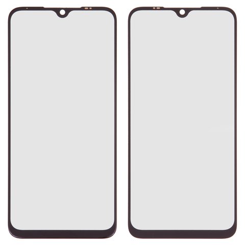 Housing Glass compatible with Xiaomi Redmi Note 8 2021 , black 