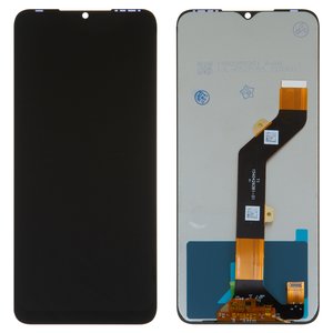 Pantalla LCD puede usarse con Infinix Smart 6 X6511 , negro, sin marco, High Copy, X6511B X6511 X6511E