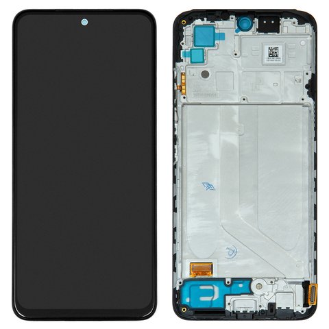 LCD compatible with Xiaomi Poco M5s, black, with frame, Original PRC  
