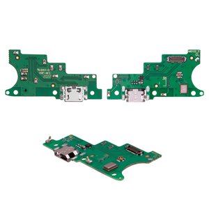 Шлейф для Motorola Moto E6s XT2053, коннектора зарядки, с микрофоном, High Copy, плата зарядки