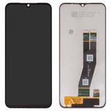 LCD compatible with Samsung A145 Galaxy A14, (black, without frame, Original (PRC), with black cable)