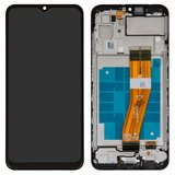Pantalla LCD puede usarse con Samsung A035F Galaxy A03, negro, con marco, Original (PRC)