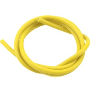 Wire In Silicone Insulation 10AWG, 5,3 мм², 1 m, yellow, UL3135 